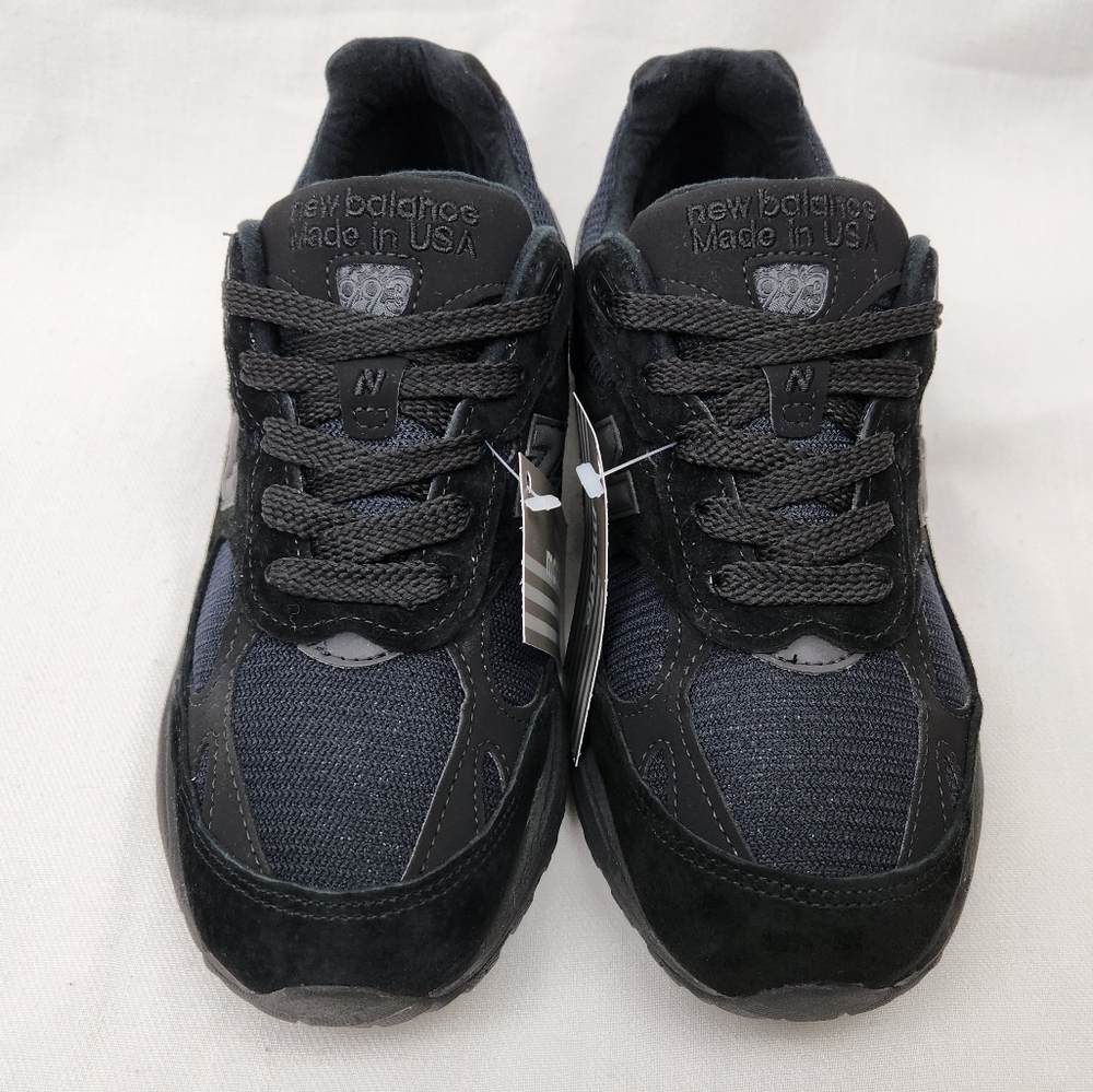 New balance 993 Black On Black Suede Sneakers. USA - Picture 4 of 13